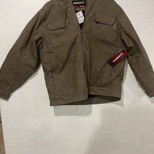 Mens Wolverine large Hooded Lined Winter Jacket New